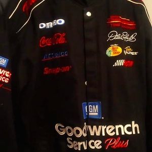 Dale Earnhardt suede jacket XXL, Chase brand, color black!
